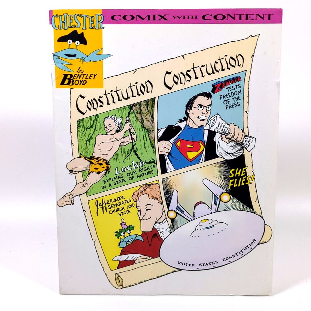 Constitution Construction History Comic Magazine Chester Comix Locke Jefferson